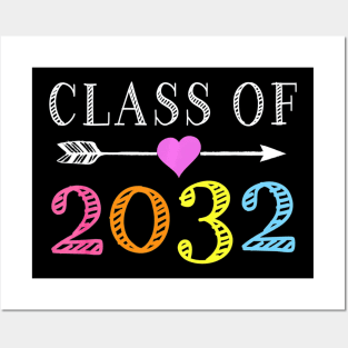 Class Of 2032 Grow With Me Kindergarten First Day Of School Posters and Art